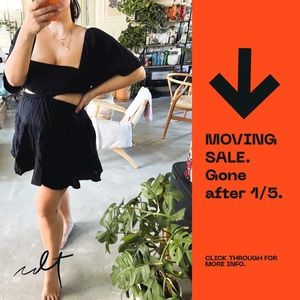 Free people cut out mini dress